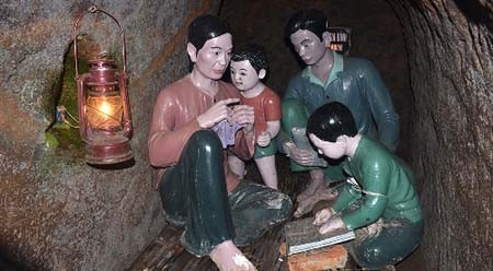 附图：咏木地道中的一间房子。