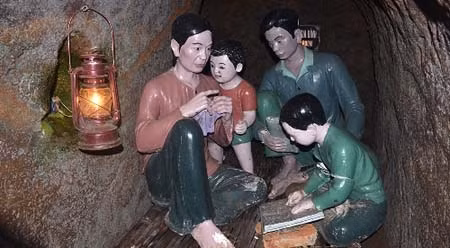 附图：咏木地道中的一间房子。