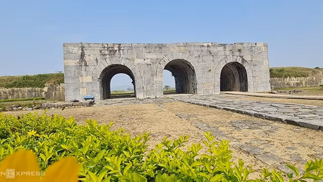 清化省胡朝城遗址。