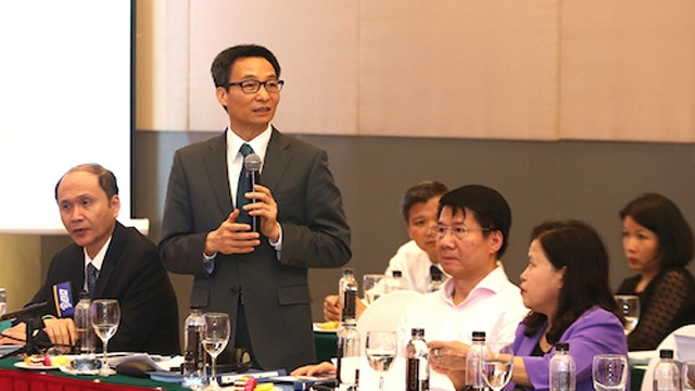 政府副总理武德儋出席交流会并发表讲话。