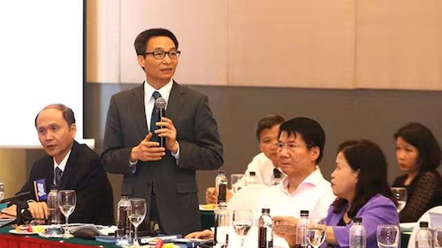 政府副总理武德儋出席交流会并发表讲话。