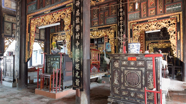 陸武县定安乡定安亭。 (Photo: 图片来源：vnexpress.net)