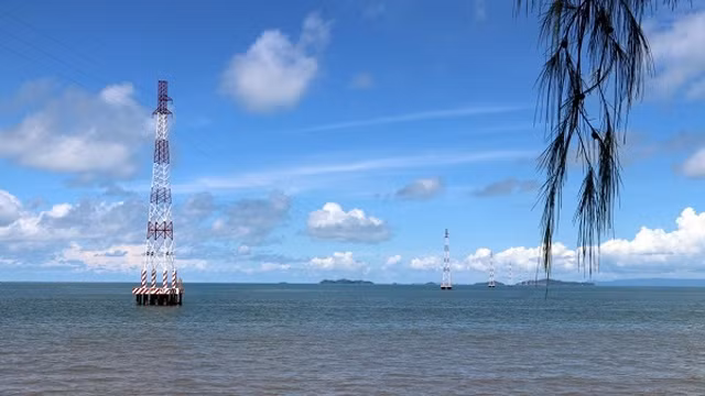 国家电网覆盖到坚江省河仙市河仙岛乡。