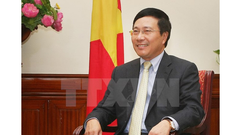 政府副总理兼外交部长范平明。（图片来源：越通社）