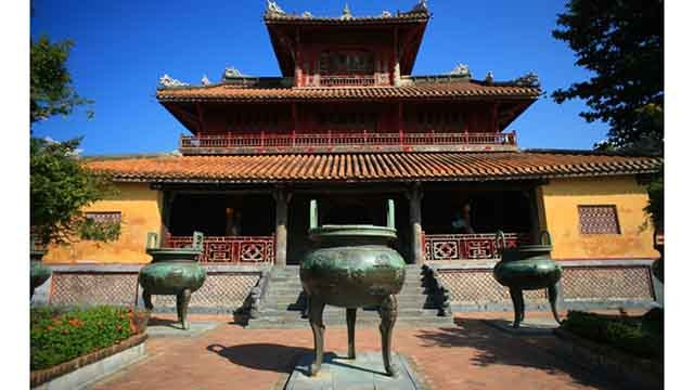 国宝九鼎。（图片来源：探索顺化网站）