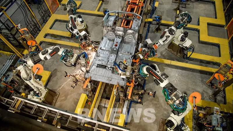 海阳省福特汽车组装厂扩建项目一期工程正式落成。