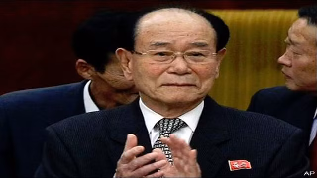 朝鲜最高人民会议常委会委员长金永南。