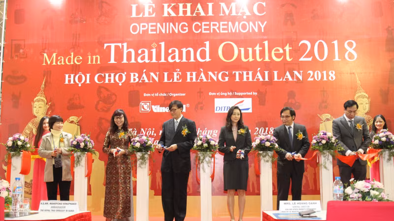 2018年泰国商品零售展在河内开幕。