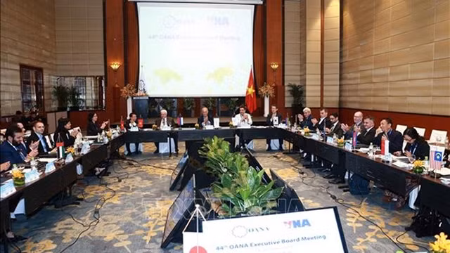 会议闭幕式全景。（图片来源：越通社）