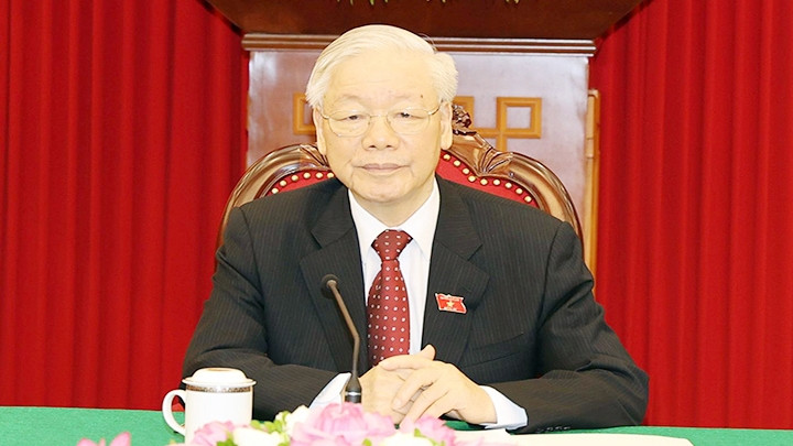 越共中央总书记阮富仲。（图片来源：越通社）