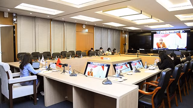 越南分会场场景。（图片来源：国会官网）