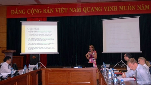 题为“地理标志”的研讨会在河内举办。（图片来源：人民报网）