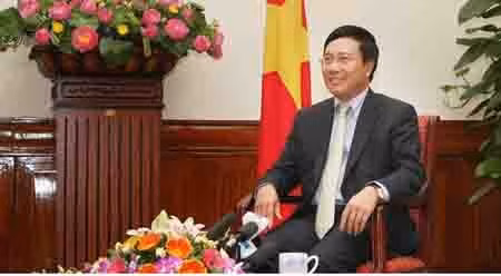 越南政府副总理兼外交部长范平明。