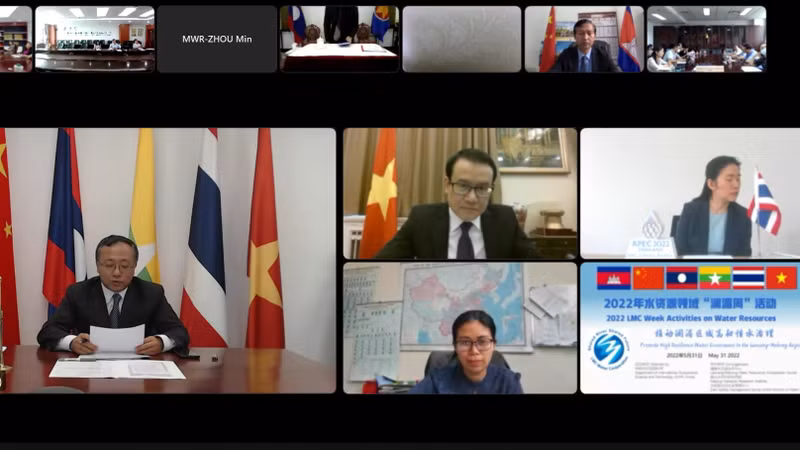 2022年水资源领域“澜湄周“活动以视频方式举行。