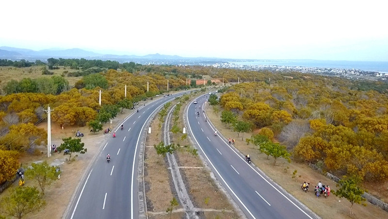 美奈国家旅游区和胜—和富道路景观。