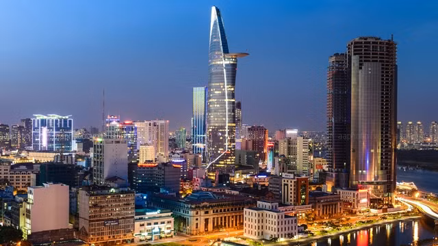 胡志明市的一角。