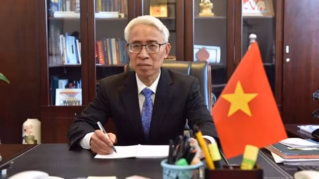 越南驻中国大使范星梅。（图片来源：越通社）