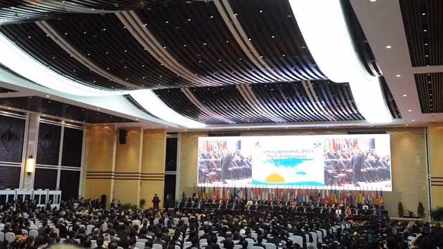 第九届亚欧首脑会议场景。 (Photo: 图：新华网)