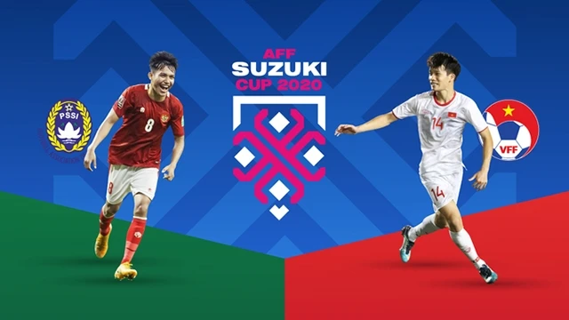 2020年“铃木杯”东南亚男足锦标赛： 越南队对阵印度尼西亚队