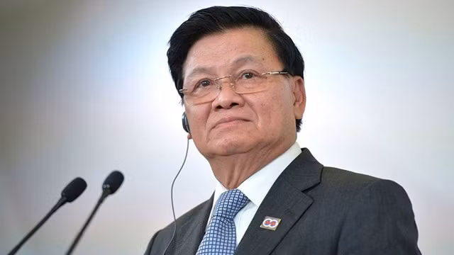 老挝政府总理通伦·西苏里。