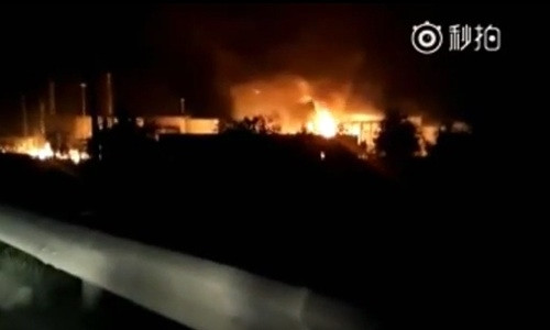 中国山东化工产发生爆炸 致10人死伤