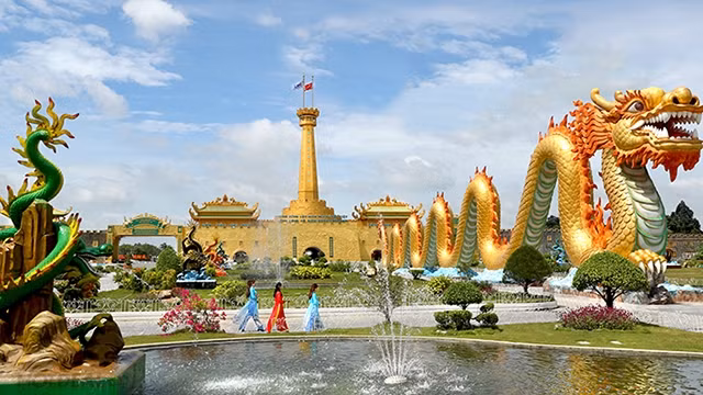 平阳省大南旅游区景观。