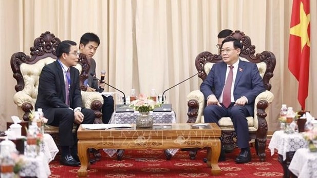 会见场景。（图片来源：越通社）