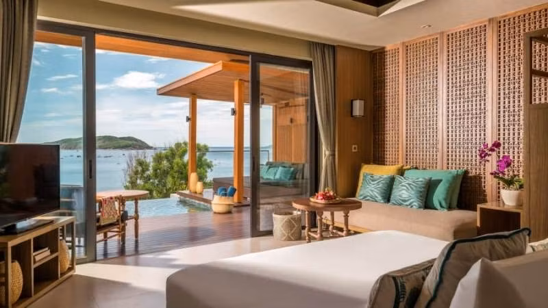 越南平定省归仁市安纳塔拉别墅度假酒店。