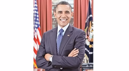 美国总统贝拉克•奥巴马。