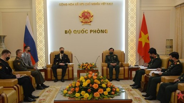 会见场景。（图片来源：越通社）