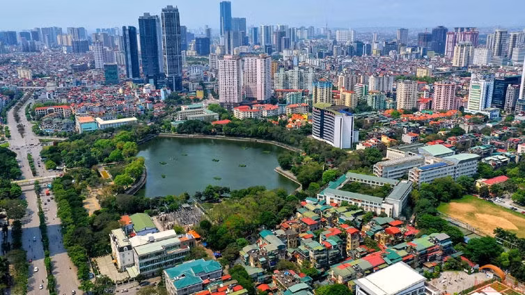 河内市一角。（图片来源：kinhtedothi.vn）