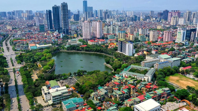 河内市一角。（图片来源：kinhtedothi.vn）