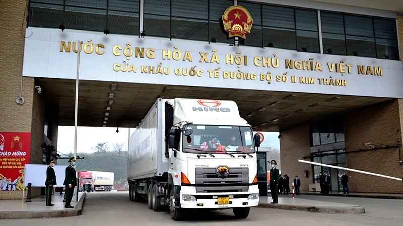 附图：老街金城口岸。