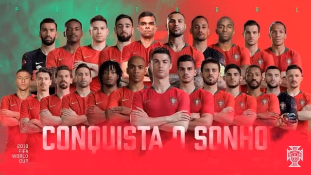 葡萄牙队2018年世界杯23人大名单出炉。