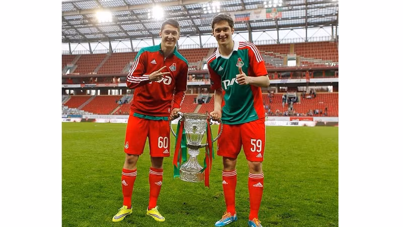 俄罗斯国家队兄弟球员：安东•米兰楚克和阿列克谢•米兰楚克。