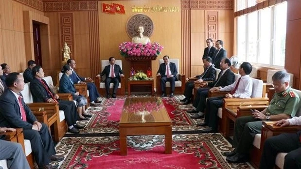 会见场景。（图片来源：越通社）