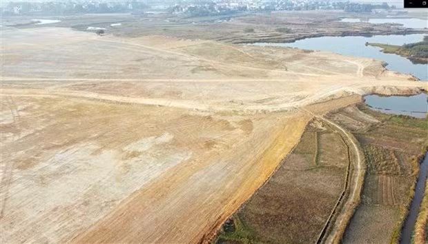 永福省平川县ICD物流中心建设区。