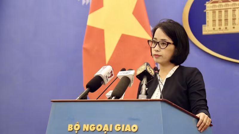 越南外交部副发言人范秋姮。（图片来源：国际报）