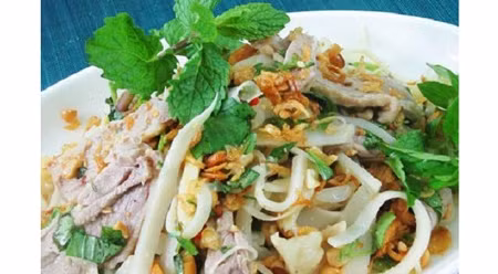 附图：越南中部菠萝蜜沙拉。