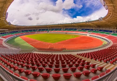 Zeyar Thiri体育场场内。 (Photo: 图片来源：第27届东运会官网)