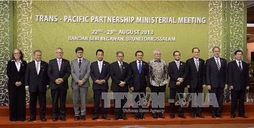 跨太平洋战略经济伙伴关系协定》第19轮谈判于2013年8月22日在文莱举行。 (Photo: 图片来源：越通社)