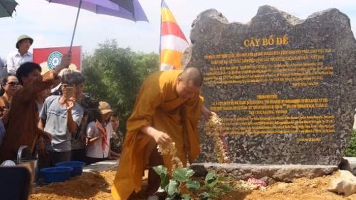 种植仪式。（图片来源：越通社）