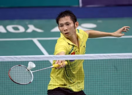 越南羽毛球运动员阮进明。 (Photo: 图：民智网)