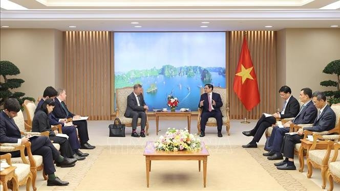 会见场景。（图片来源：越通社）