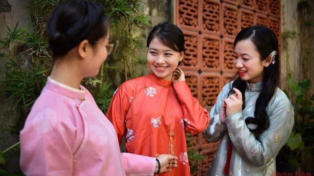 五体奥黛日益受到年轻人的青睐。（图片来源：明维 摄）