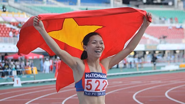 越南田径运动员武氏香。（图片来源：越南快讯报网）