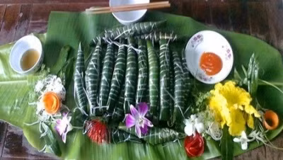 越南兴安省文江县籼米饼。（图片来源：《越南之声》）