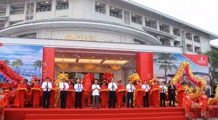 Vinpearl度假酒店区项目落成剪彩仪式。