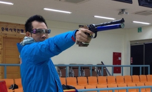 越南射击名将黄春荣。 (Photo: 图片来源：人民报)
