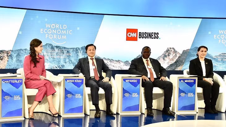 越南政府副总理黎明概自5月22日至26日出席在达沃斯举行的2022年世界经济论坛。（图片来源：《越南之声》）